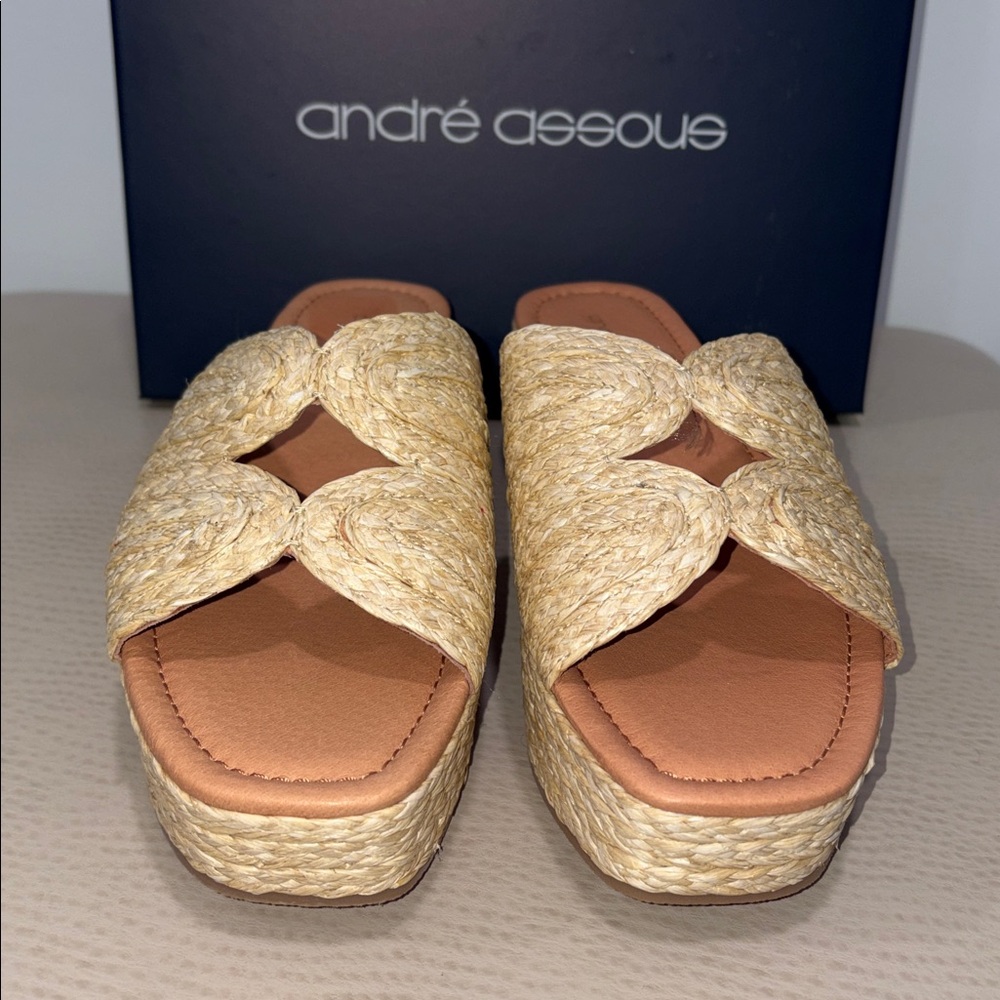 Andre Assous SERENE RAFFIA ESPADRILLE WEDGE - Picture 12 of 16